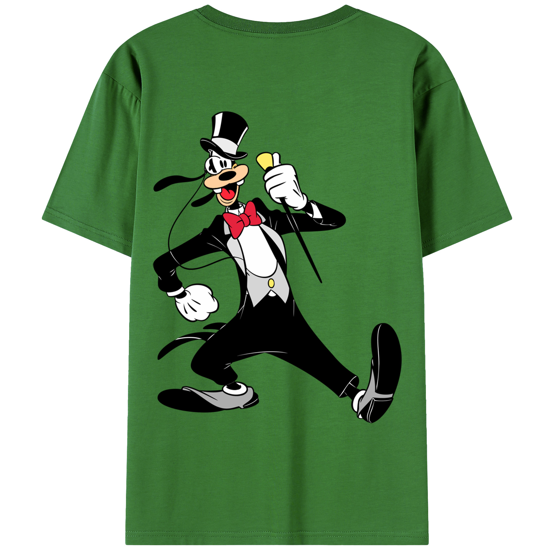 （画像用） ミッキーマウス Mickey Mouse レディース半袖Tシャツ(バックプリント)